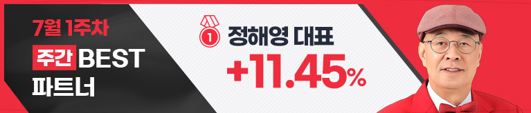 주간수익률 베스트 
