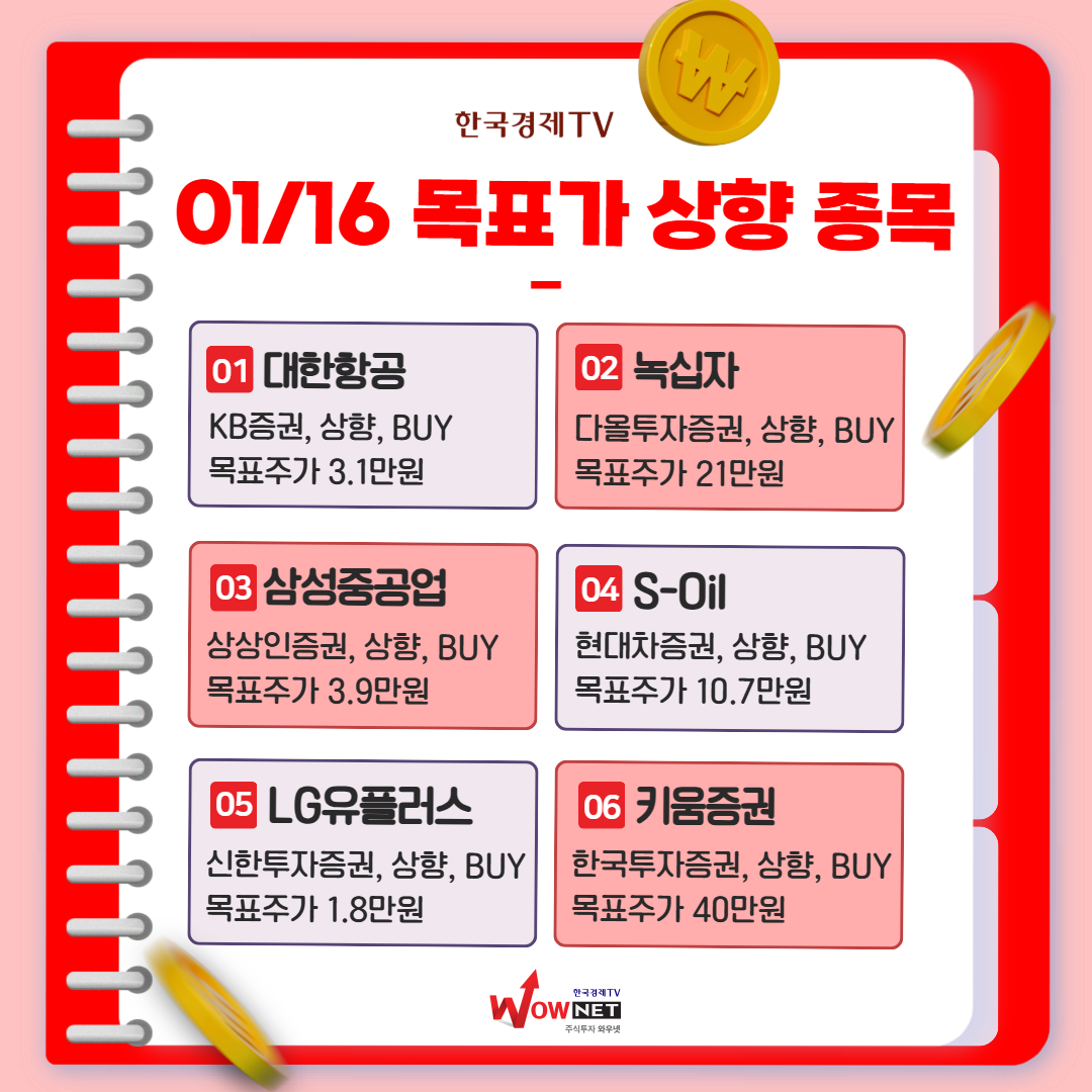 한국경제TV 와우넷 – 오늘의 특징주 | 주식은 1위 와우넷