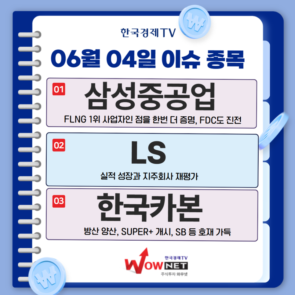 오늘의 특징주 게시글 이미지