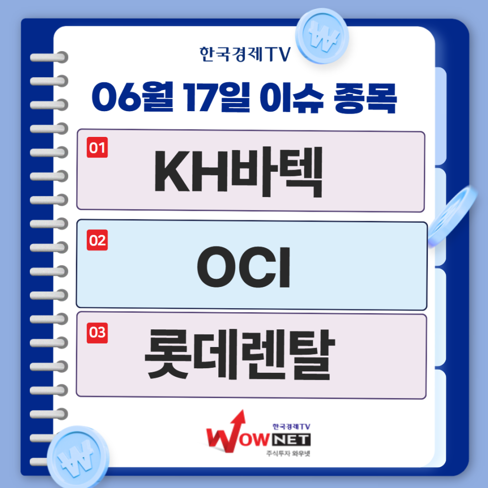 오늘의 특징주 게시글 이미지