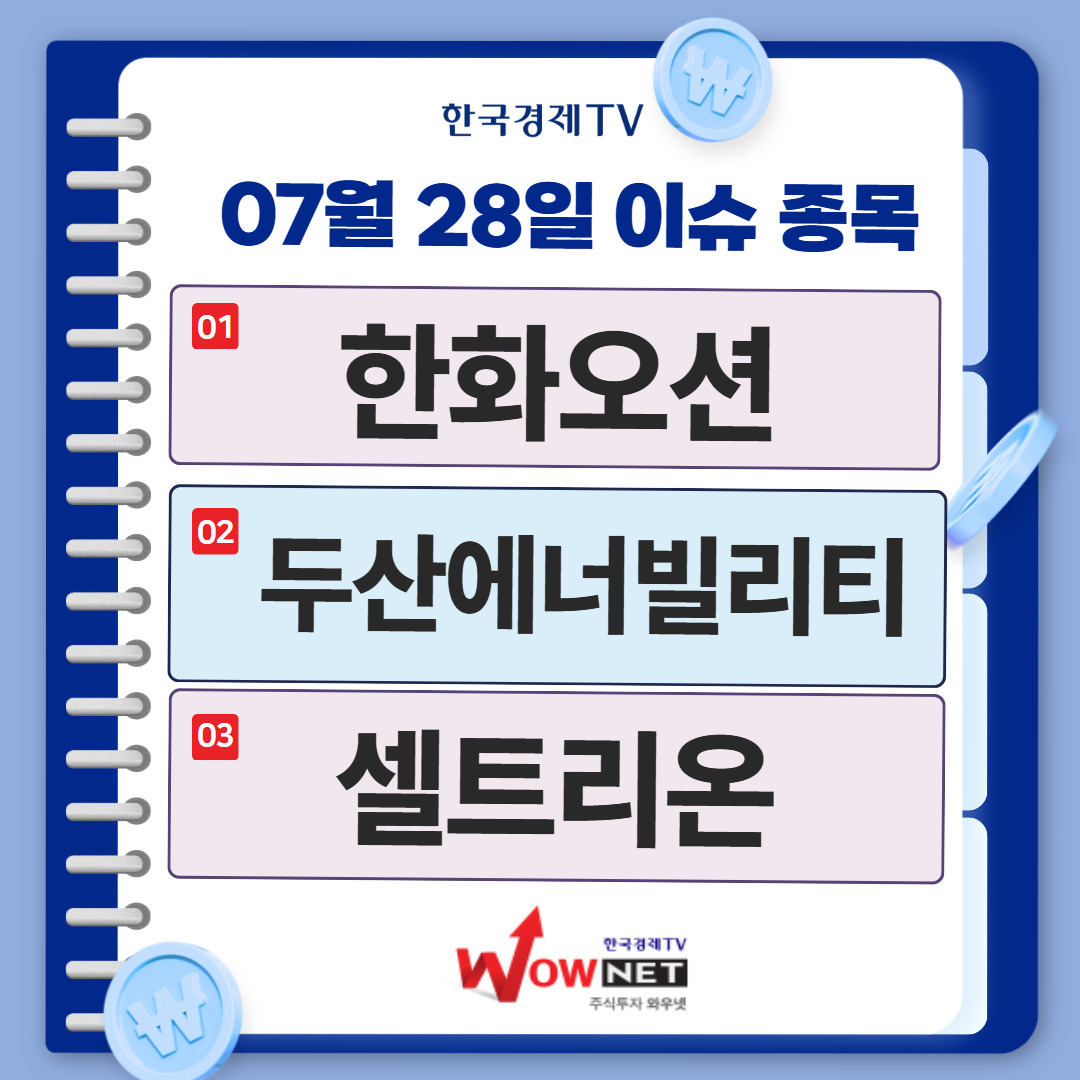 오늘의 특징주 게시글 이미지