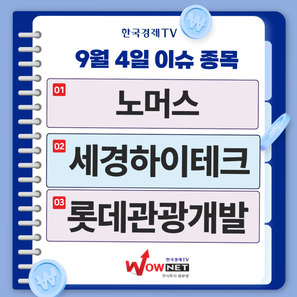 오늘의 특징주 게시글 이미지