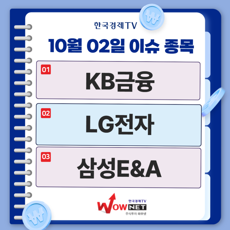 오늘의 특징주 게시글 이미지