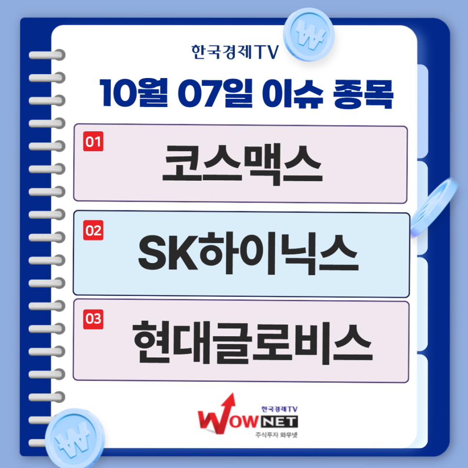 오늘의 특징주 게시글 이미지